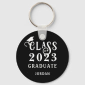 De Klasse van het afstuderen van Jaar Aangepaste K Sleutelhanger (Achterkant)