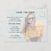 De Klasse van het manuscript van het Afstuderen va Briefkaart (Achterkant)