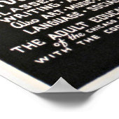 De Klassen van de Buurgroep van WPA die lezen, sc Poster (Hoek)