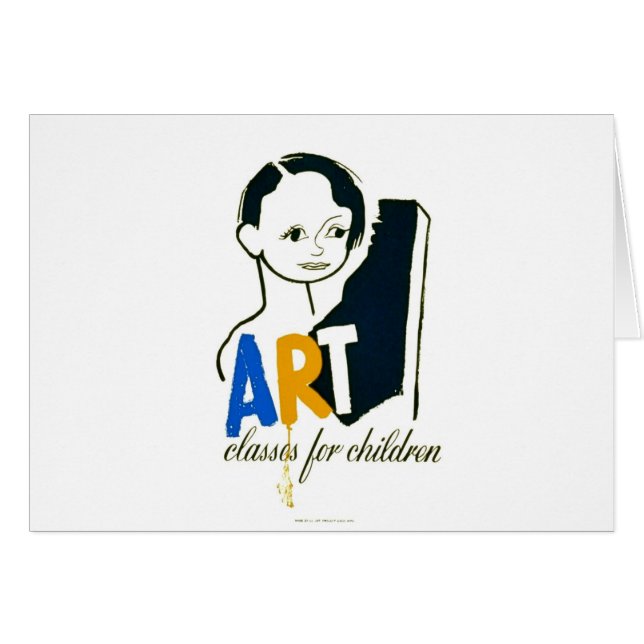 De Klassen van de kunst voor Kinderen - het Poster (Voorkant Horizontaal)