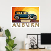 De klassieke Auburn Sedan Poster (Thuiskantoor)