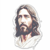 De klassieke auto van Jesus Lord Savior Sticker (Voorkant)