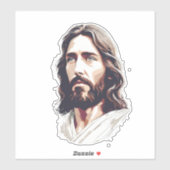 De klassieke auto van Jesus Lord Savior Sticker (Vel)
