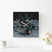 'De Klassieke Automobiele Vierkante Klok van Muur (Huis)