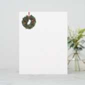 De klassieke Brief van Kerstmis van de kroon (Staand voorkant)