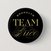 De Klassieke Button van de Naam van de Bridal van  (Voorkant)