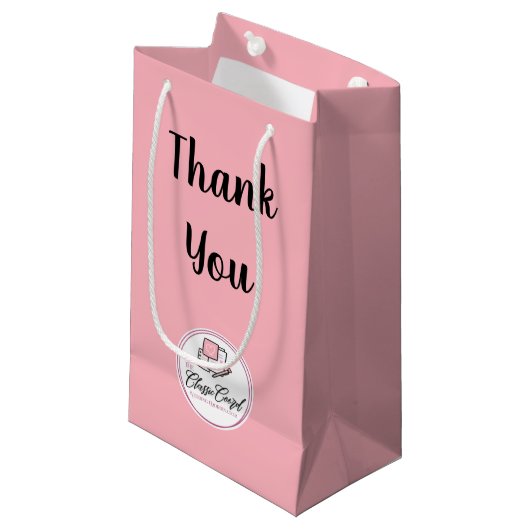 De Klassieke Coord Cadeautassen Klein Cadeauzakje (Voorkant Gekanteld)