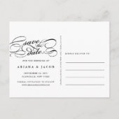 De klassieke Foto van de Bekleding van het Manuscr Aankondigingskaart (Achterkant)