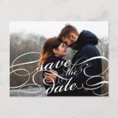 De klassieke Foto van de Bekleding van het Manuscr Aankondigingskaart (Voorkant)