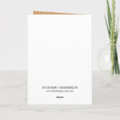 De klassieke foto van Kerstmis van de collage Feestdagen Kaart (Achterkant)