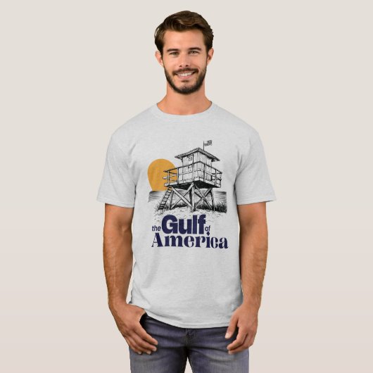 De klassieke Golf van Amerika Life Guard vibes T-shirt (Voorkant volledig)