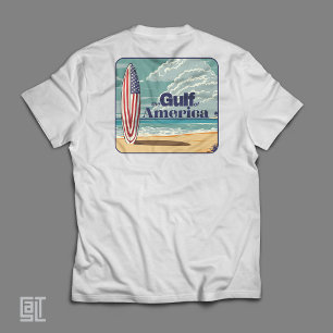 De Klassieke Golf van Amerika Surfer Hang Ten Sfee T-shirt