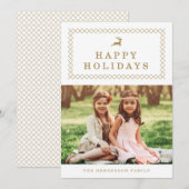 De klassieke Gouden Kaart van de Foto van de (Voorkant / Achterkant)