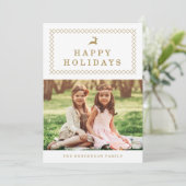 De klassieke Gouden Kaart van de Foto van de (Staand voorkant)