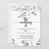 De klassieke groene Eucalyptus gebladerte van brui Kaart (Voorkant)