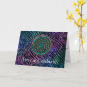 De klassieke Ierse Verjaardag van de Kaart (Gele Bloem)