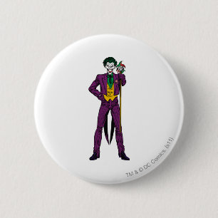 De klassieke Joker Stance Ronde Button 5,7 Cm