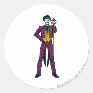 De klassieke Joker Stance Ronde Sticker