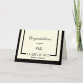 De klassieke Kaart van de Afstuderen van het (Voorkant)