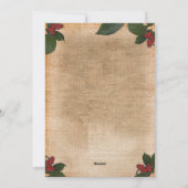 De klassieke Kaart van de Foto van Kerstmis van de (Achterkant)