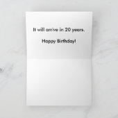 De klassieke Kaart van de Verjaardag van de Auto (Binnen)