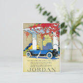 De  Klassieke Kar van Jordan Blue Boy Briefkaart (Staand voorkant)