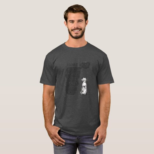 De klassieke kat retro t-shirt (Voorkant volledig)