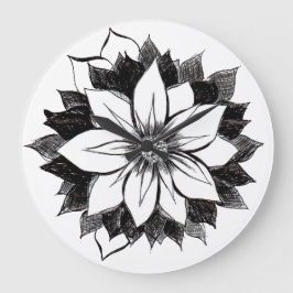 De KLASSIEKE Klok van de Muur van POINSETTIA