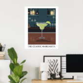 De klassieke Margarita Poster (Thuiskantoor)