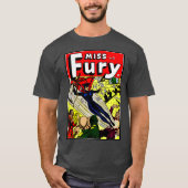 De Klassieke Miss Fury Comics van 1940 T-Shirt (Voorkant)