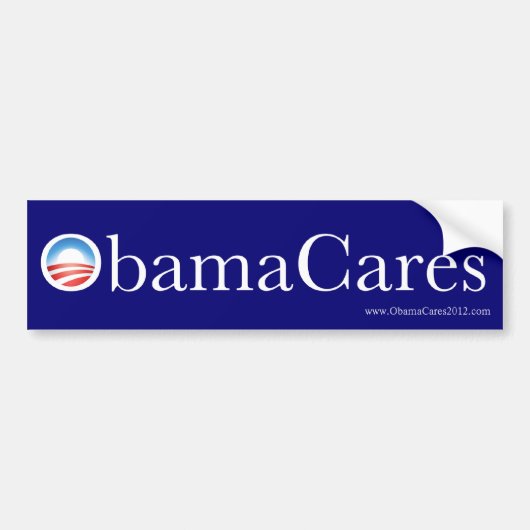 De klassieke ObamaCares-Bumpersticker Bumpersticker (Voorkant)