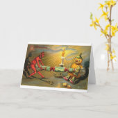 De Klassieke Posters van de vintage Wenskaarten Kaart (Gele Bloem)