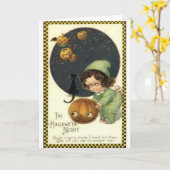 De Klassieke Posters van de vintage Wenskaarten Kaart (Gele Bloem)