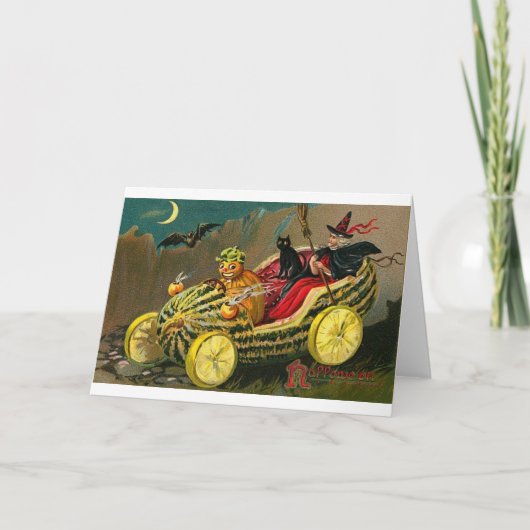 De Klassieke Posters van de vintage Wenskaarten Kaart (Voorkant)