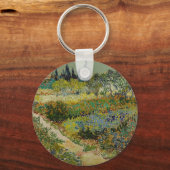 De klassieke schildertuin van Van Gogh in Arles Sleutelhanger (Voorkant)