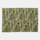 De klassieke schildertuin van Van Gogh in Arles Theedoek (Horizontaal)