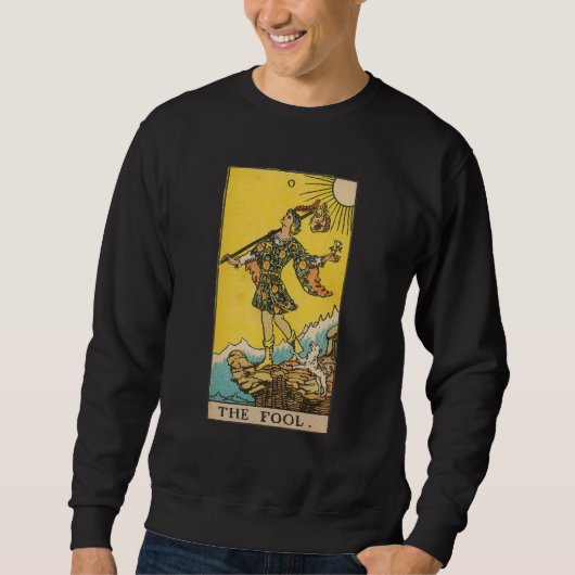 De klassieke tarot Kaart The Fool Trui (Voorkant)