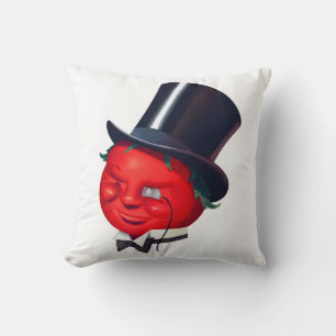 de klassieke tomatafdruk kussen