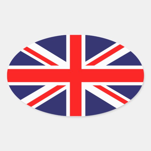 De Klassieke Uniefaciliteit Ovale Sticker (Voorkant)