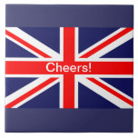 De Klassieke Uniefaciliteit Tegeltje<br><div class="desc">De vlag van de Unie, Unievlag, is de nationale vlag van het Verenigd Koninkrijk. Het wordt zo genoemd omdat het de kruisen combineert van de drie landen die verenigd zijn onder één soevereiniteit - de koninkrijken Engeland en Wales, Schotland en Ierland (hoewel sinds 1921 alleen Noord-Ierland deel uitmaakt van het...</div>