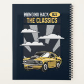 De klassiekers van de retro-Muscle Car Planner (Achterkant)