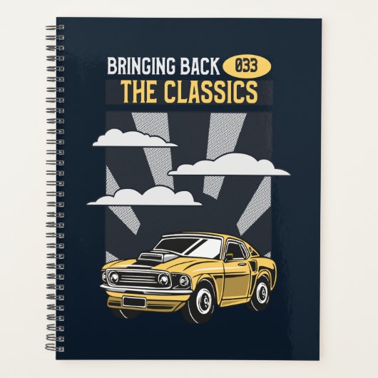 De klassiekers van de retro-Muscle Car Planner (Voorkant)