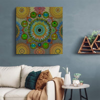 De klauwen van Brachyura symbolische mandala kunst