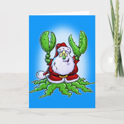 De Klauwen van de kerstman Feestdagen Kaart (Voorkant)