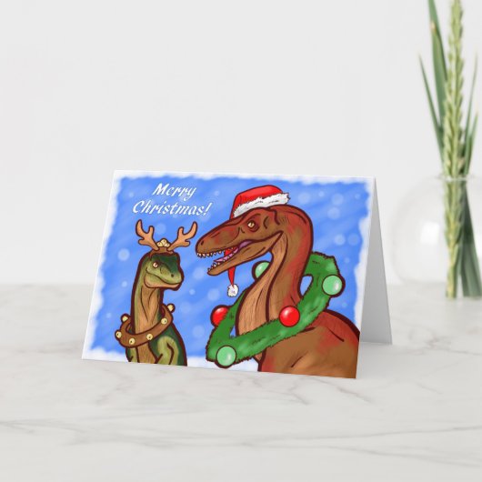 De Klauwen van de kerstman Feestdagen Kaart (Voorkant)