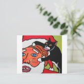 De Klauwen van Gracie Feestdagenkaart (Staand voorkant)