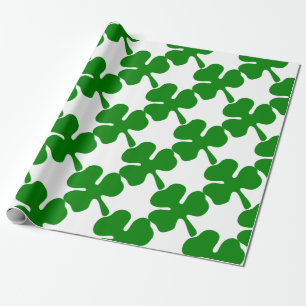 De klaver met vier lekken voor de wagen cadeaupapier