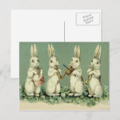 De Klaver van de Viool van de Trompet van de Feestdagenkaart (Voorkant / Achterkant)