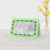 De Klavers van weinig St. Patrick Dag (het Kaart (Gele Bloem)