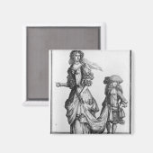 De kleding van de zomerstad, 1678 magneet (Voorkant / Achterkant)